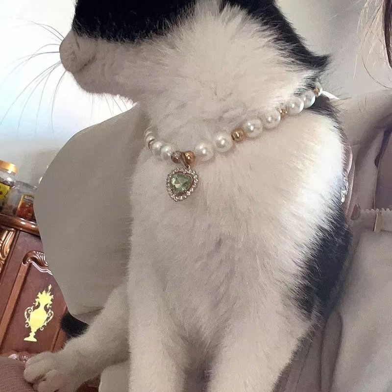 Popular Internet Celebrity Cat Pearl Necklace - Image 5