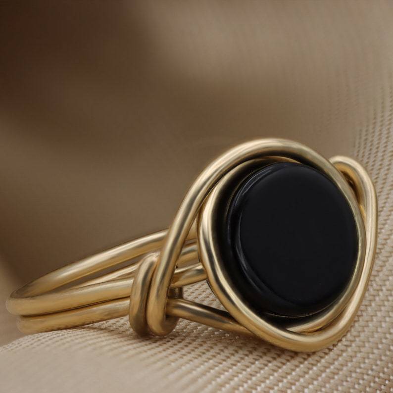 Crystal Handmade Multi-color Stone Color Retaining Ring - Image 4