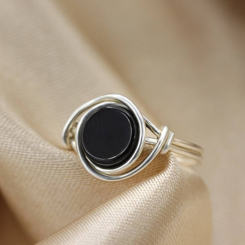 Crystal Handmade Multi-color Stone Color Retaining Ring - Image 2