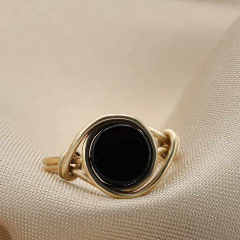 Crystal Handmade Multi-color Stone Color Retaining Ring - Image 5