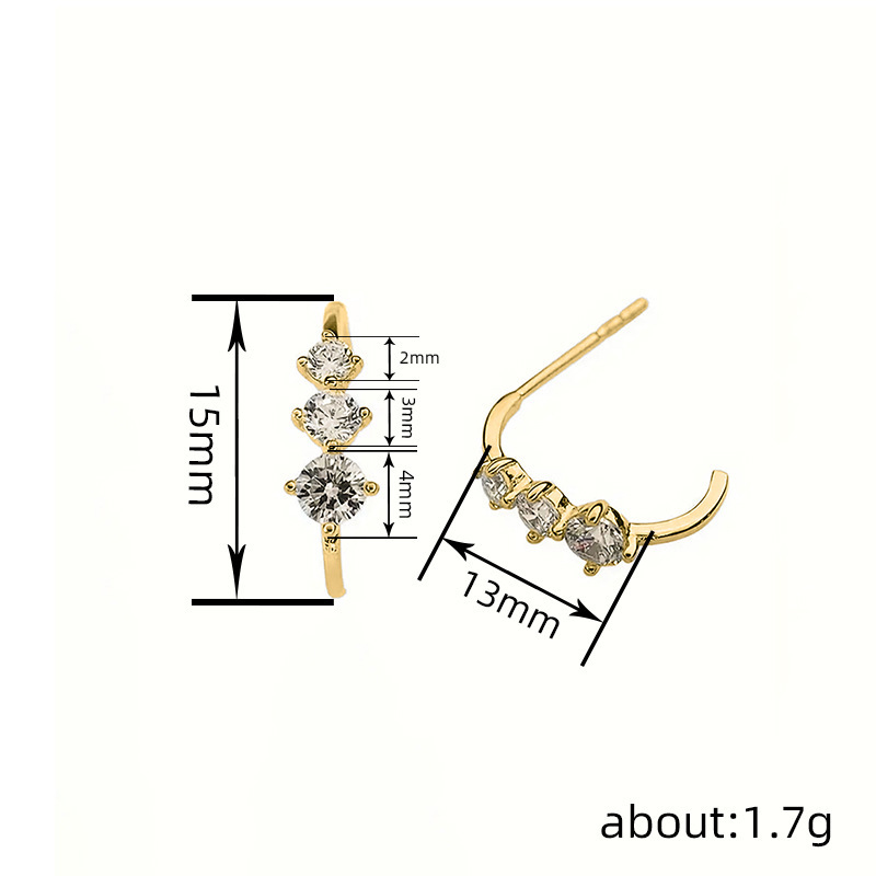 Simple Delicate Earrings Women's Fashion - Image 2