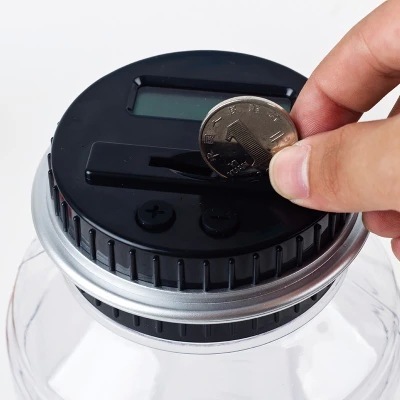 Electronic Digital Counting Coin Money Saving Box - Image 2