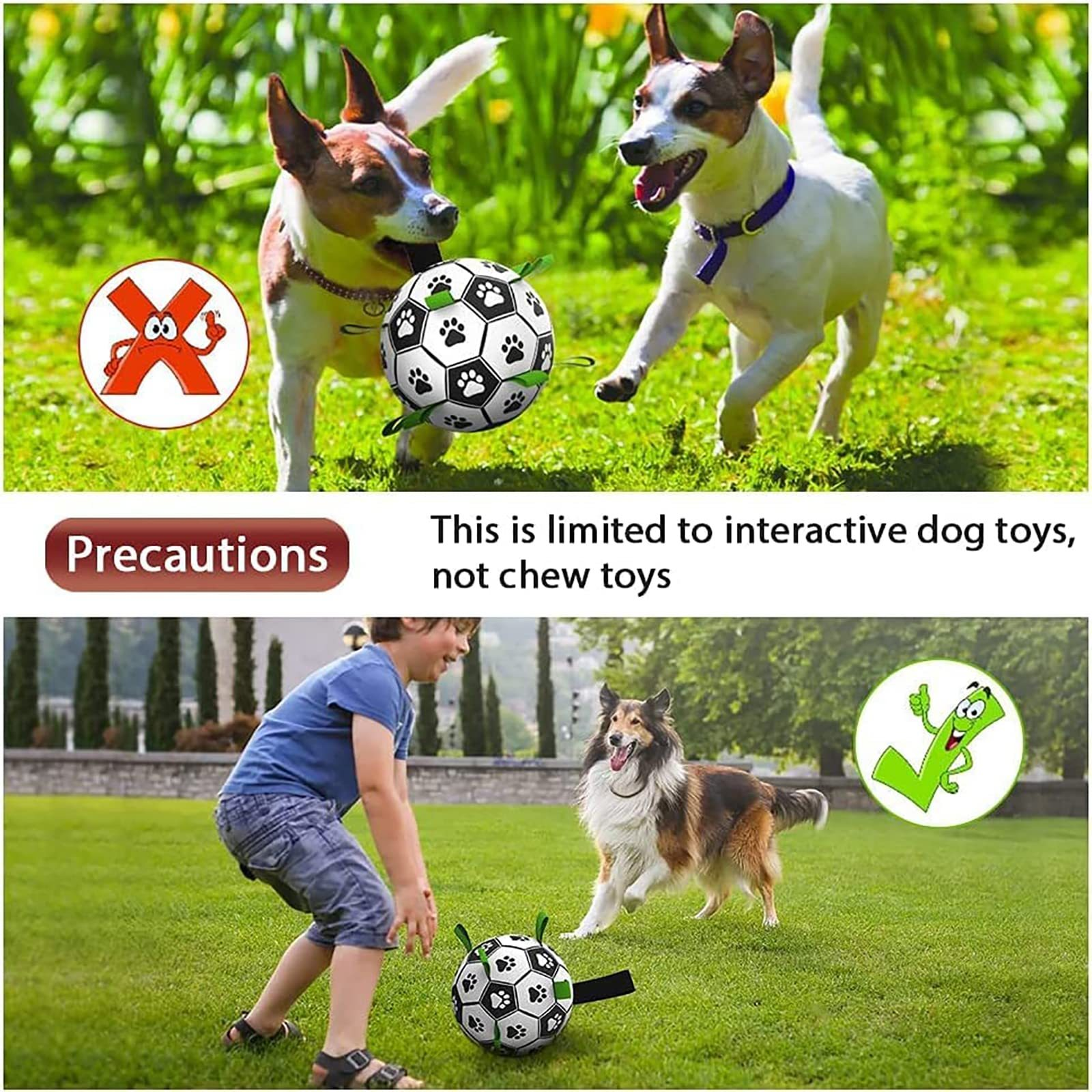 Interactive Dog Football Toy Soccer Ball Inflated Training Toy For Dogs Outdoor Border Collie Balls For Large Dogs Pet Supplies - Image 6