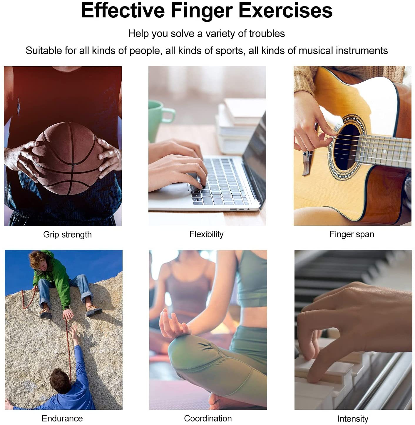 Silicone Grip Device Finger Exercise Stretcher Arthritis Hand Grip Trainer Strengthen Rehabilitation Training To Relieve Pain - Image 3