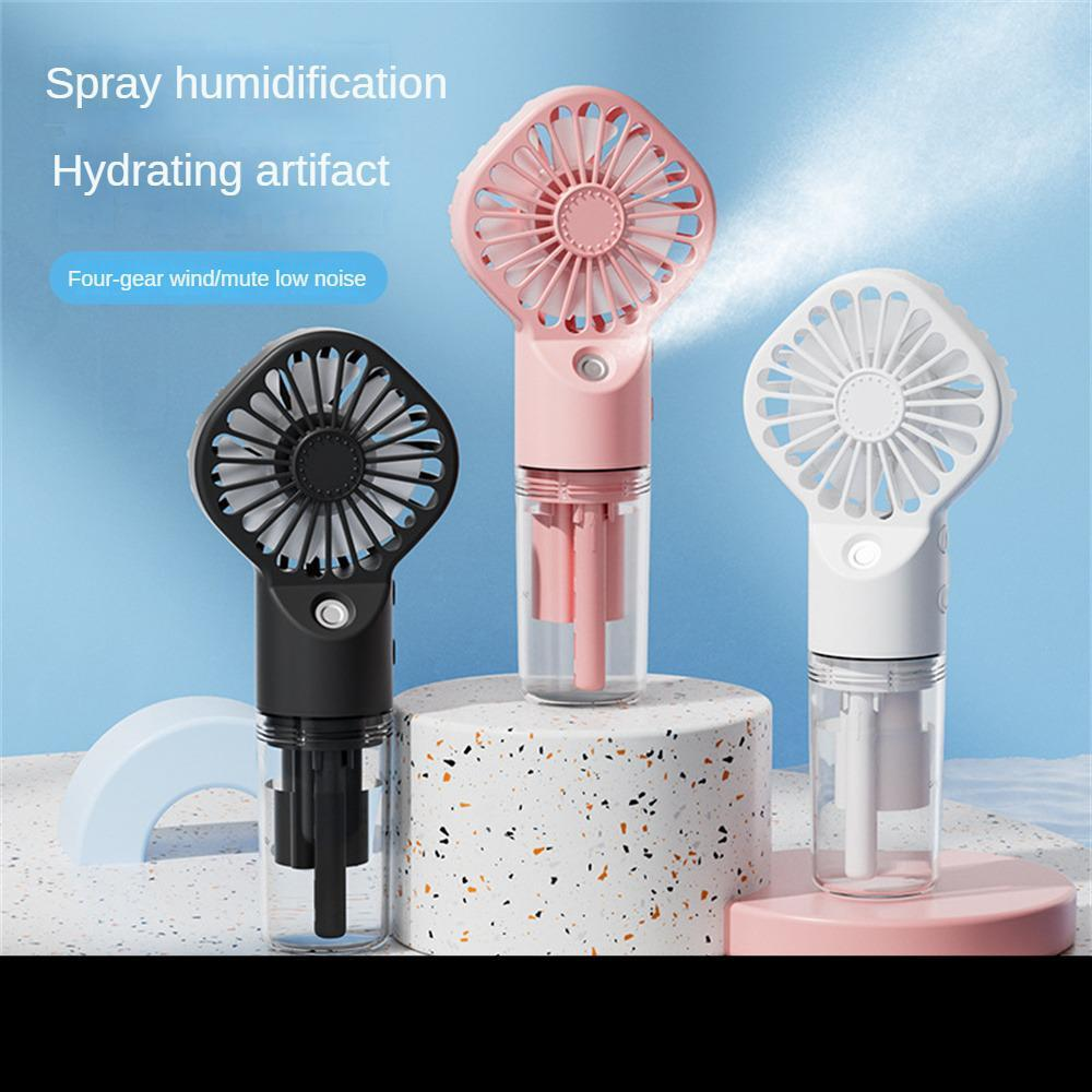 Strong Power Spray Humidification Small Mist Fan Humidification Usb Charging Portable Fan Icy And Refreshing Fan Water Supplement - Image 4