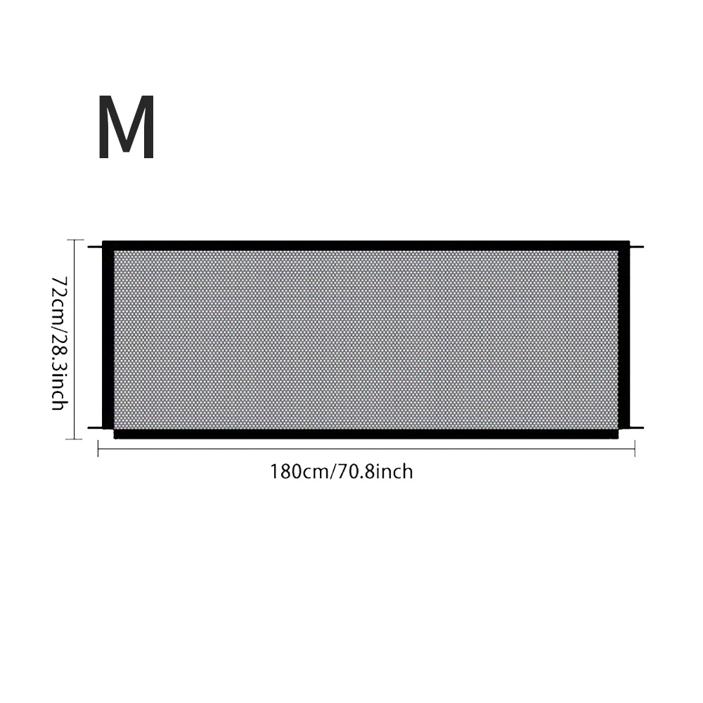 Pet Dog Fence, Foldable Isolation Net, Dog Safety Protection Fence, No Drilling Required Household Pet Isolation Fence, Balcony Dog And Cat Isolation Net Fence, Indoor Obstacle Safety Protection - Image 9