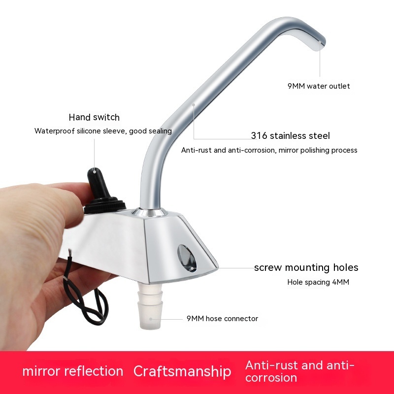 RV Faucet Rotating Faucet Electronic Control RV - Image 10