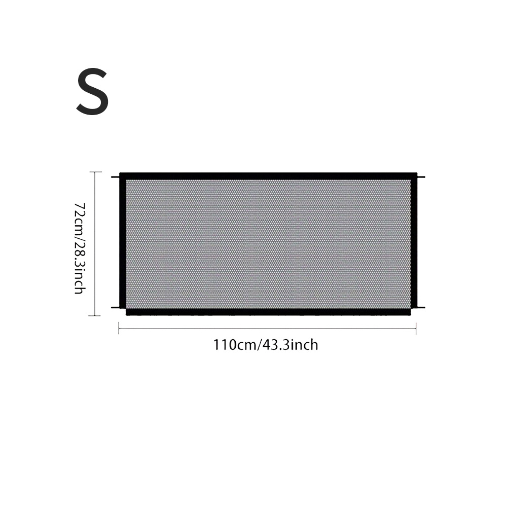 Pet Dog Fence, Foldable Isolation Net, Dog Safety Protection Fence, No Drilling Required Household Pet Isolation Fence, Balcony Dog And Cat Isolation Net Fence, Indoor Obstacle Safety Protection - Image 3