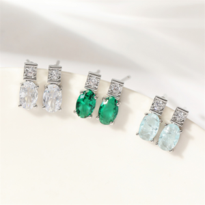 Graceful Earrings Crystal Minority Fashion Geometry